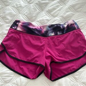 Lululemon low-rise speed up shorts, 2.5 in, magenta